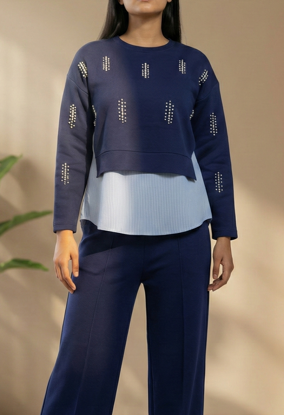 Women's Premium Embellished Layered Co-Ord Set