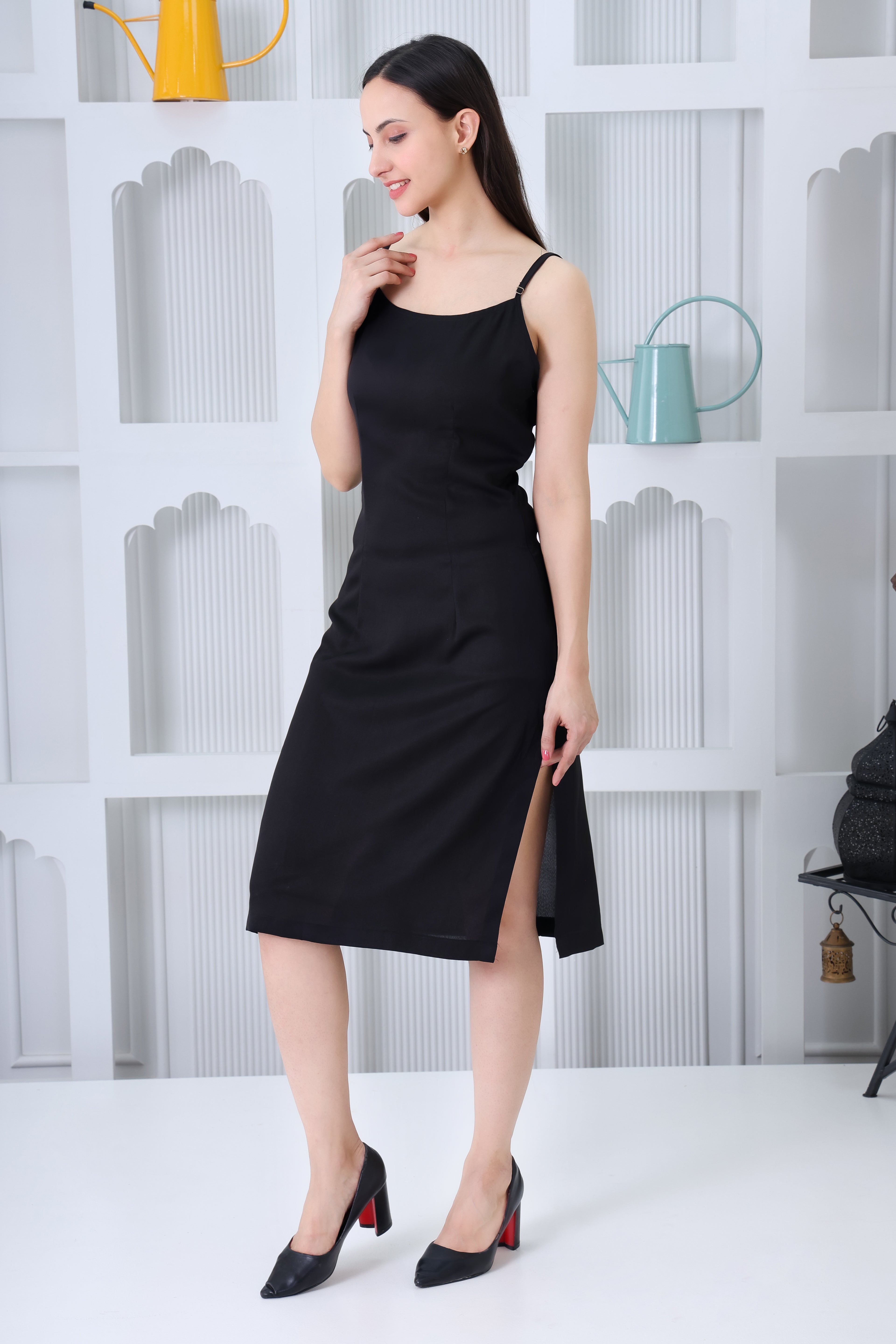 Dark Desire Slit Dress