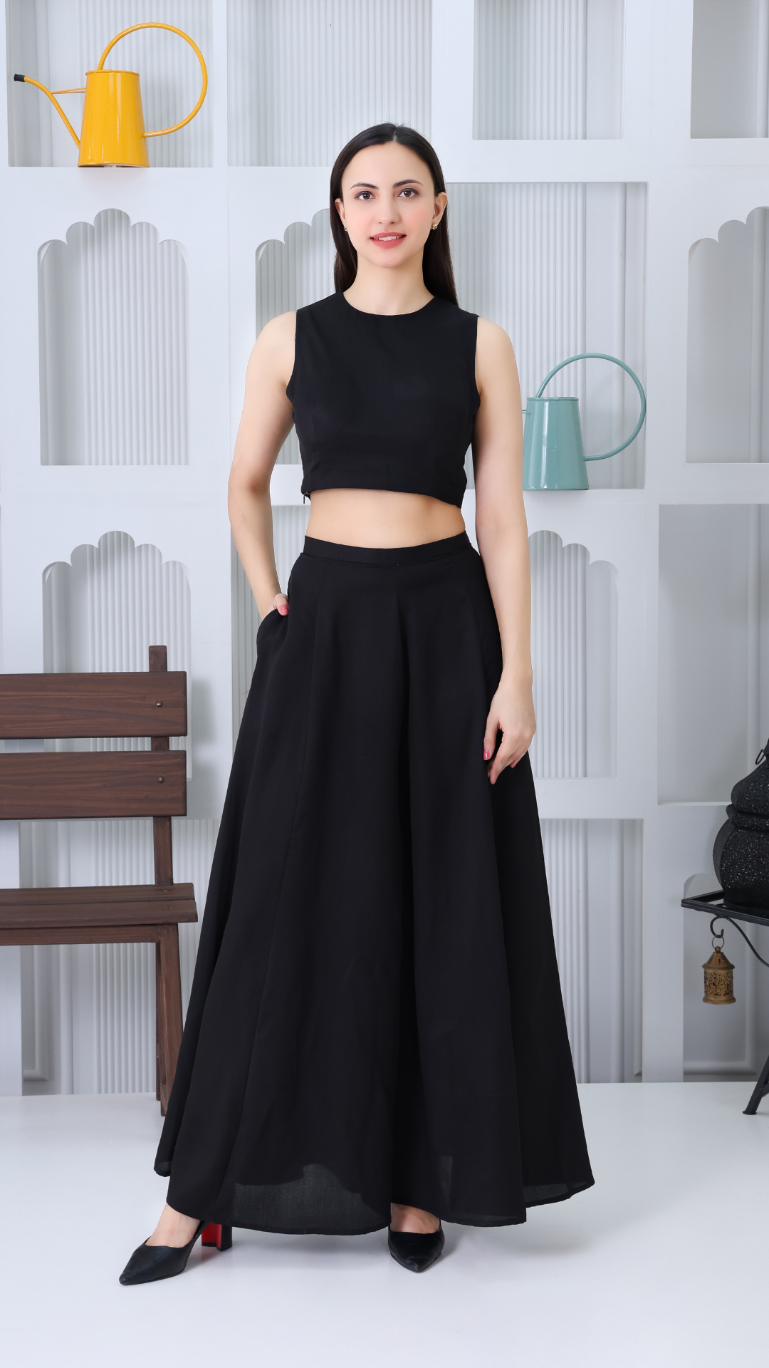 The All Black Power Co-ord Set