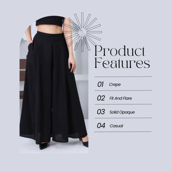 Dark Flare Pants - Image 6