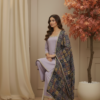 Lavender Bloom Kurta Set