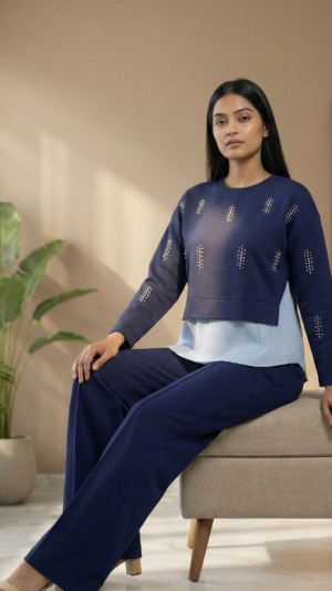 Sparkline Embellished Layered Coord