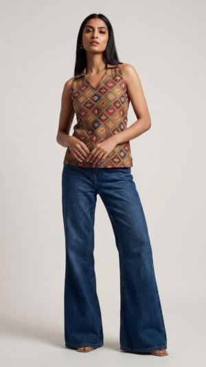 The Rangrez Corset Kurti