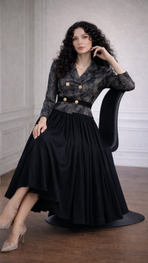 IMG_6939 Midnight Vintage Dress